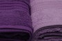 Aucune Juego de 4 toallas de mano - Morado - 50 x 90 cm